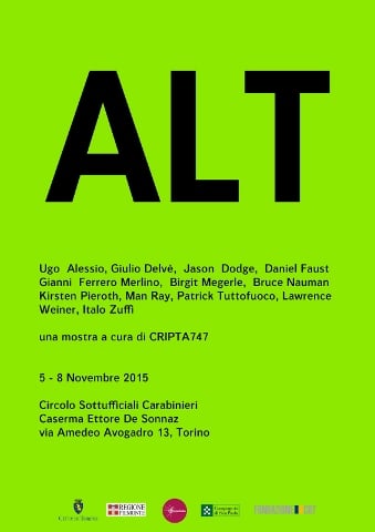 Alt. Mostra collettiva a cura di Cripta 747